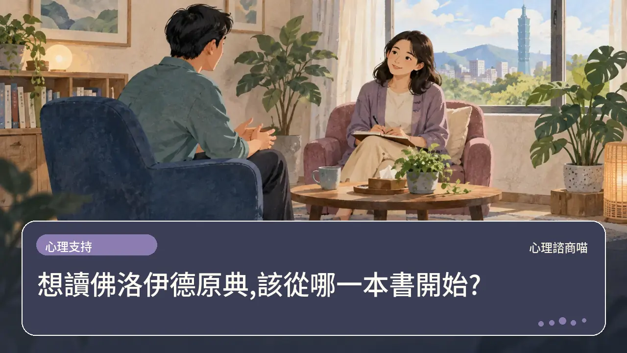 想讀佛洛伊德原典,該從哪一本書開始?主題插畫