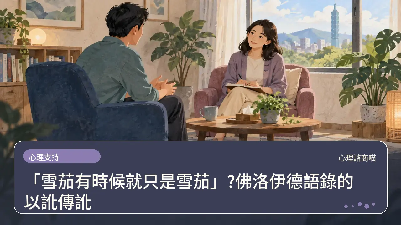 「雪茄有時候就只是雪茄」?佛洛伊德語錄的以訛傳訛主題插畫